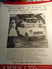 triumph herald for sale triumph herald for sale LEICESTER