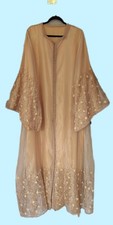 🎀 Elegant Gold Two-Piece Dress | Tulle Overlay + Lining + Belt | Formal Gown na sprzedaż  PL