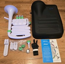 Instrumento musical de latón de plástico blanco y verde Nuvo jHorn con estuche de transporte segunda mano  Embacar hacia Mexico