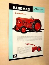 Prospectus tractor hanomag d'occasion  Expédié en Belgium