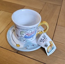Moderne tschechoslowakische TASSE  mit Unterteller - signiert Mariz - kaffee tee comprar usado  Enviando para Brazil