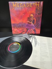 Megadeth Peace Sells... Lp Vinyl OG 1986 1st Press Shrink/Insert EX/EX Wax comprar usado Megadeth Peace Sells... Lp Vinyl OG 1986 1st Press Shrink/Insert EX/EX Wax comprar usado  Enviando para Brazil