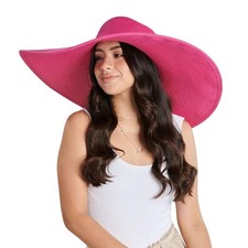 Chapéu San Diego Hat Company Feminino Ultrabraid 8" Aba Grande Floppy Rosa Tamanho Único comprar usado  Enviando para Brazil