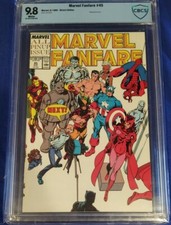 MARVEL FANFARE #45 CBCS 9.8 ALL PIN-UP ISSUE!! Páginas brancas não CCG comprar usado  Enviando para Brazil