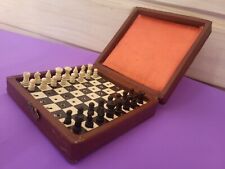 Jogo de xadrez soviético vintage viagem KIEV USSR 1950 era soviética viagem de bolso, usado comprar usado  Enviando para Brazil