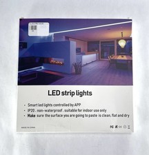Usado, Faixa de luzes coloridas de LED 50 pés para mesa de quarto sala interna testada comprar usado Usado, Faixa de luzes coloridas de LED 50 pés para mesa de quarto sala interna testada comprar usado  Enviando para Brazil