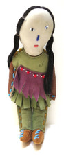 Boneca de pano indígena Navaho?  vintage ca década de 1940 ou 1950? comprar usado  Enviando para Brazil