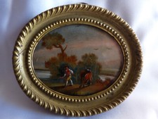 Tableau peinture miniature d'occasion  Vaugneray