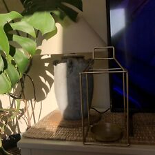 Golden candle holder for sale  DISS