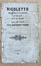 TEATRO-MUSICA-VERDI-RIGOLETTO-MANTOVA-CONTE DI CEPRANO-SPARAFUCILE-MONTERONE-800 comprar usado  Enviando para Brazil