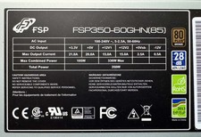Alimentation fsp 350w d'occasion  Marly