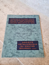 Brochure ste métallurgique d'occasion  Montbrison