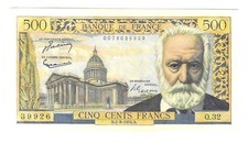 Billet 500 francs d'occasion Billet 500 francs d'occasion  Cahors