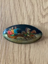 Vintage brosche handbemalt gebraucht kaufen  Köln