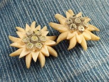Edelweiss boucles oreilles d'occasion  Callac