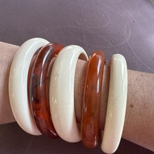 Bracciali rigidi vintage usato  Roma