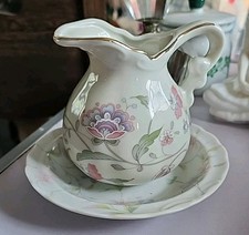 Ceramic floral jug for sale  CROYDON