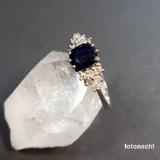 Ring weißgold saphir gebraucht kaufen  Berlin