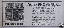 Advertising dervieux brothers d'occasion  Expédié en Belgium