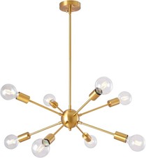 Gold sputnik chandelier for sale  Galva