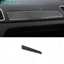 Para Audi Q3 RS Q3 2013-2018 console de fibra de carbono real acabamento de painel co-piloto 1* comprar usado  Enviando para Brazil