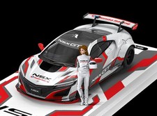 HONDA NSX GT3 Evo + Figure  - white / red - Time Micro 1:64 comprar usado  Enviando para Brazil