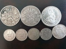Lot pièces argent d'occasion  Maure-de-Bretagne