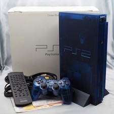 Sistema de console PS2 SCPH-37000 L AZUL OCEANO na caixa NTSC-J testado Sony PlayStation, usado comprar usado  Enviando para Brazil