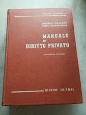 Manuale diritto privato. usato  Acireale