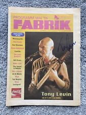 Tony levin autogramm gebraucht kaufen  Reinbek