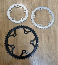 Shimano chainrings silver for sale  MILTON KEYNES
