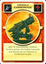 Unholy carronade warzone usato  Italia