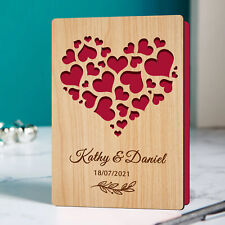 Personalised wooden wedding for sale  UK