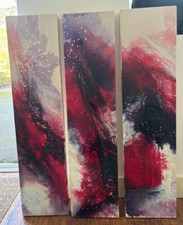 Three acrylic paintings for sale  STAMFORD
