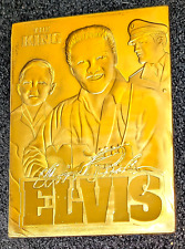 Elvis Presley Gold Card Autograph Pop Singer Music King of Rock n Roll Old USA for sale  SALFORD