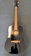 Guitarra acústica Fender CD-60 cor preta 6 cordas com estojo Fender, usado comprar usado  Enviando para Brazil