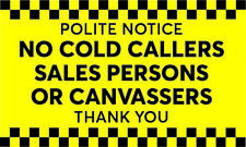 Cold callers sales for sale  TAMWORTH