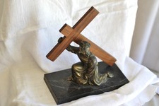 Christ bronze socle d'occasion  Saint-Lô