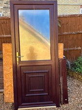 Rosewood upvc door for sale  PETERBOROUGH