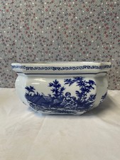 Blue white planter for sale  Pittston