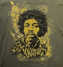 Camisa com estampa de veludo Jimi Hendrix - Grande - Guitarra rock hippie stoner Y2K VINTAGE, usado comprar usado  Enviando para Brazil