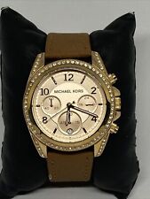 Relógio de quartzo Michael Kors Blair MK5263 feminino couro marrom mostrador analógico EY428 comprar usado  Enviando para Brazil