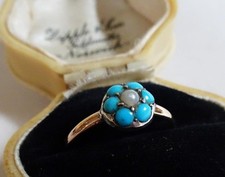 Antique victorian turquoise for sale  NORWICH