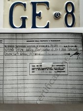 Targa vis. vespa usato  San Cipriano Po