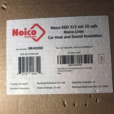 Noico RED 315 mil 20 pés quadrados isolamento acústico de carro, forro térmico e frio, autoadesivo, usado comprar usado  Enviando para Brazil