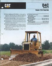 Folheto de equipamento - Caterpillar - D4C Series II trator tipo pista 1990 (E3973) comprar usado  Enviando para Brazil