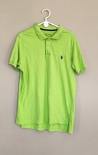 Camisa polo masculina manga curta verde limão XL Assn EUA comprar usado  Enviando para Brazil