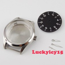 Caixa de relógio escovada sólida 40mm adequada para relógio masculino movimento Japão NH35 + mostrador + ponteiros, usado comprar usado  Enviando para Brazil
