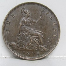 1893 one penny for sale  HALESWORTH