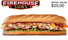 Firehouse subs gift for sale  Anaheim